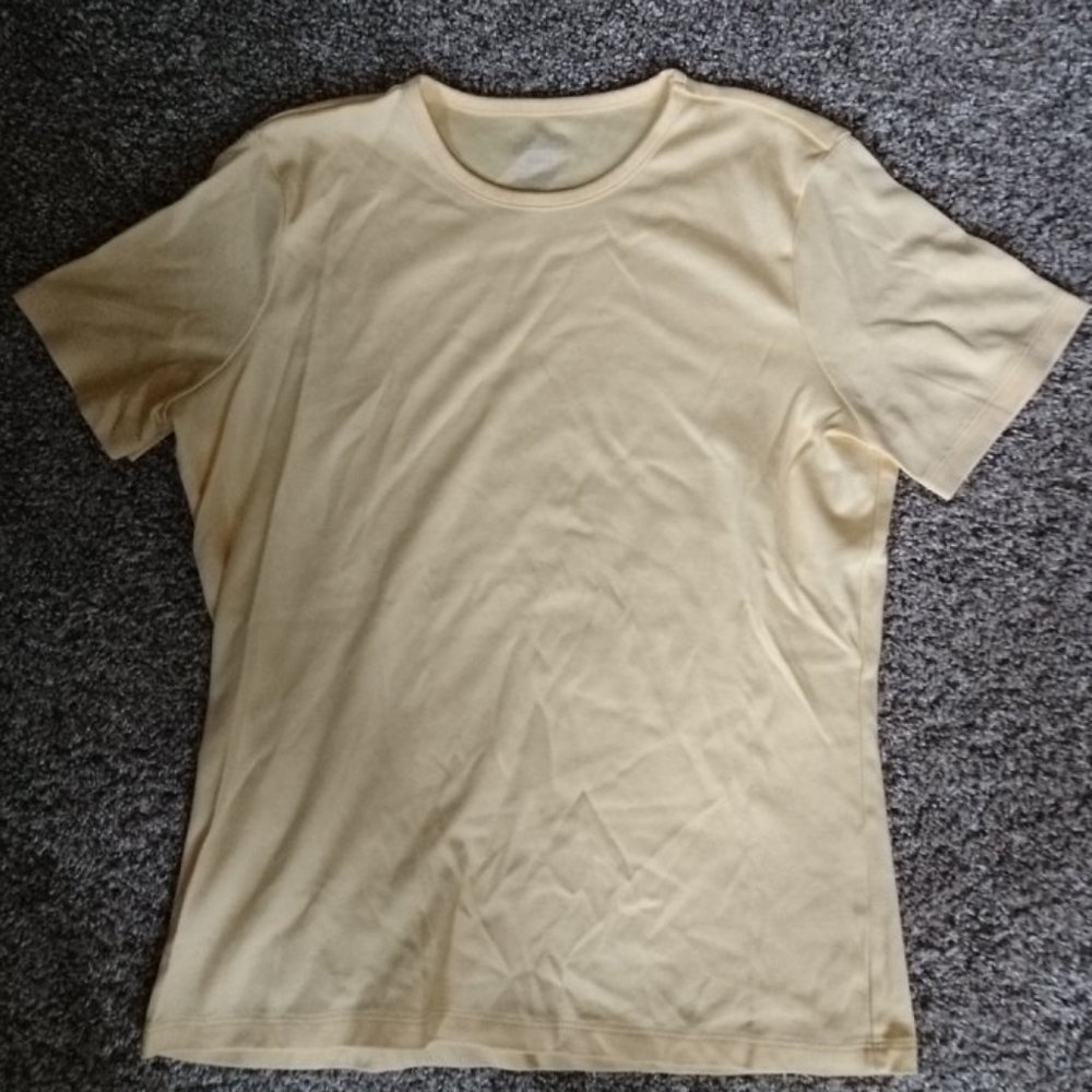 L.L. Bean Supima cotton yellow tshirt